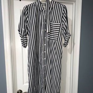 Button down maxi dress